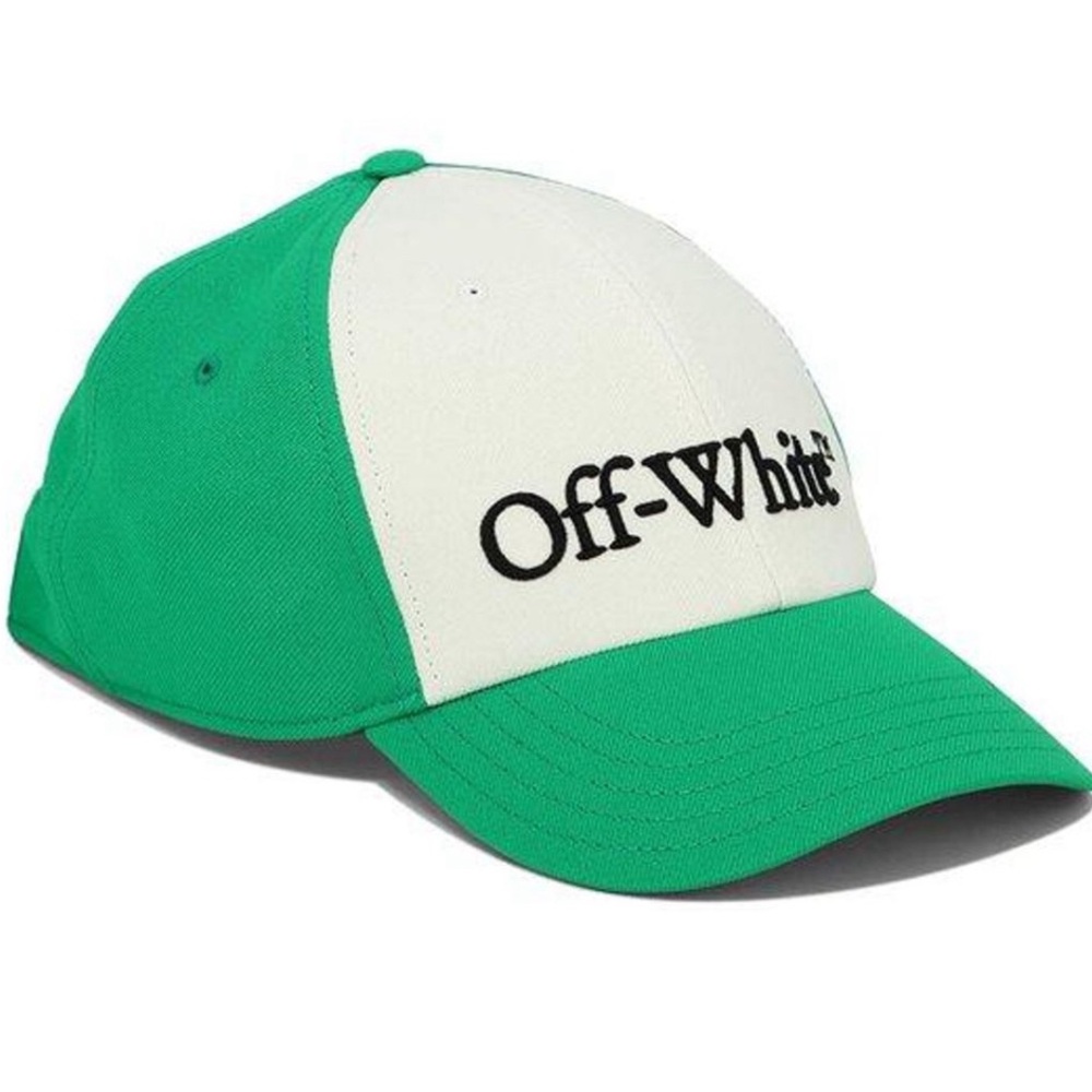 Off white c/o Virgil abloh off-logo bookish cap medium size brand new